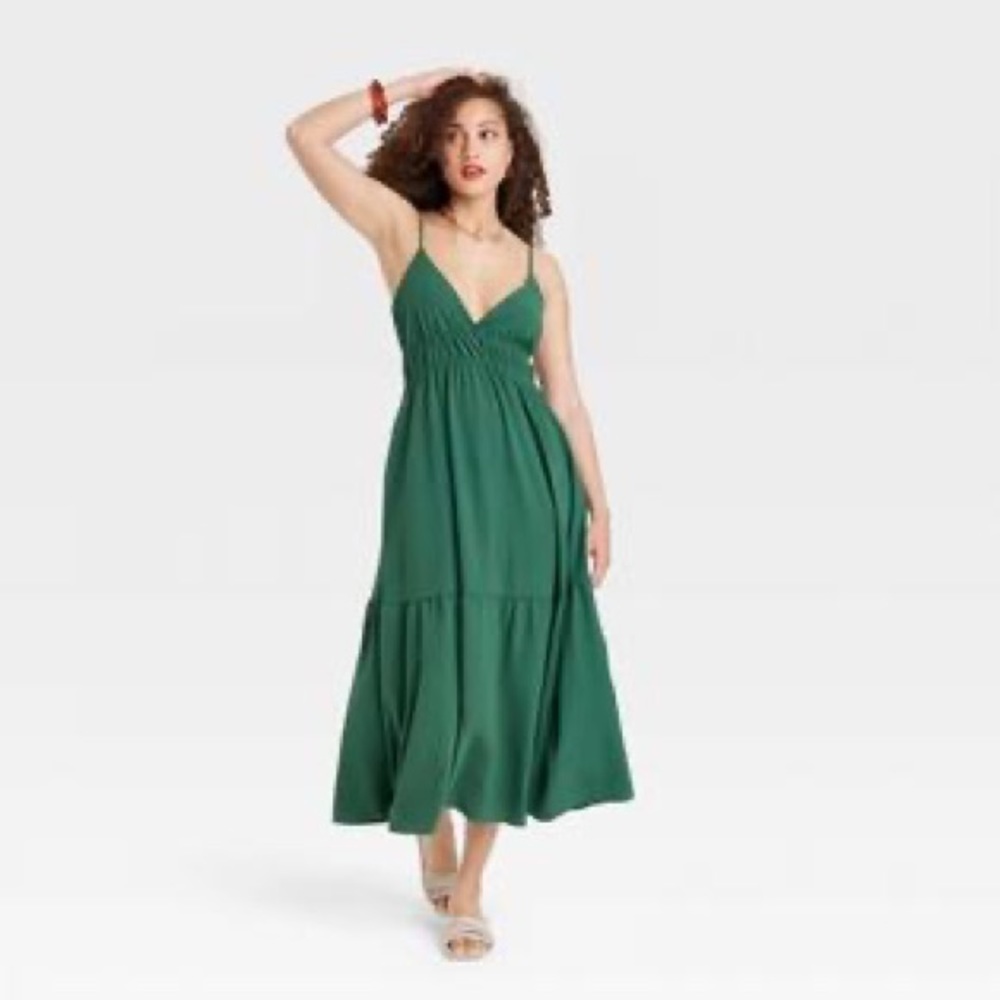Target Green Midi Dress